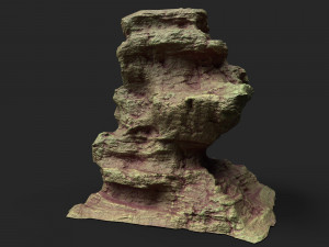 desert cliff 21-2 3D Model