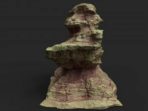 desert cliff 21-2 3D Model