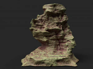 desert cliff 21-2 3D Model