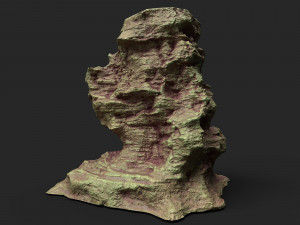 desert cliff 21-2 3D Model