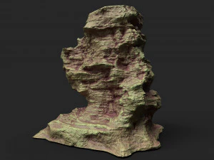 desert cliff 21-2 3D Model