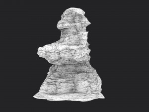 desert cliff 21-2 3D Model