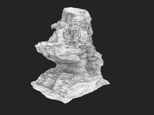 desert cliff 21-2 3D Model