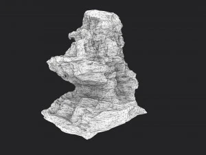 desert cliff 21-2 3D Model
