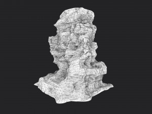 desert cliff 21-2 3D Model