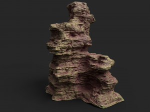 desert cliff 21-3 3D Model