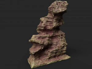 desert cliff 21-3 3D Model
