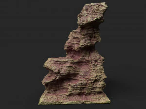 desert cliff 21-3 3D Model
