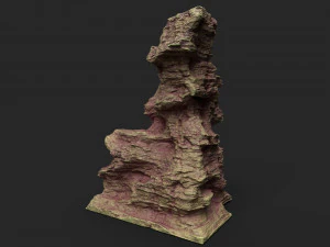 desert cliff 21-3 3D Model