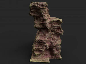 desert cliff 21-3 3D Model