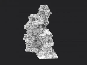 desert cliff 21-3 3D Model