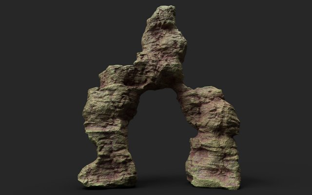 desert cliff 21-4 3D 모델 .c4d .max .obj .3ds .fbx .stl .blend 