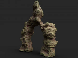 desert cliff 21-4 3D Model