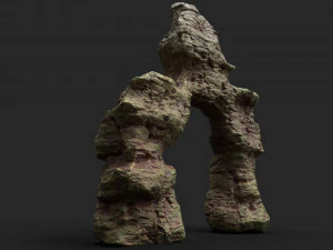 desert cliff 21-4 3D Model
