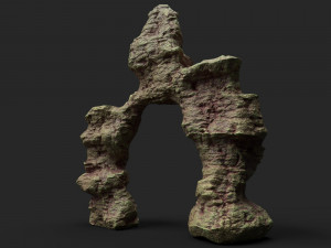 desert cliff 21-4 3D 모델
