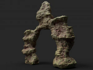 desert cliff 21-4 3D Model