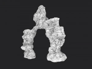 desert cliff 21-4 3D Model
