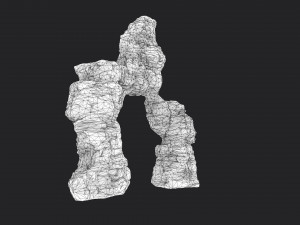 desert cliff 21-4 3D 모델