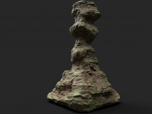 desert cliff 21-5 3D Model