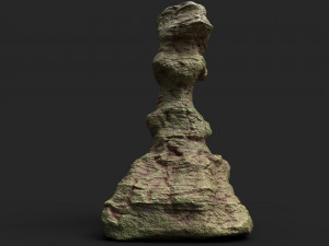 desert cliff 21-5 3D Model