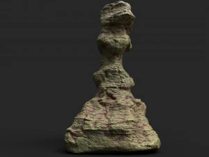 desert cliff 21-5 3D Model