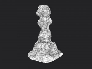 desert cliff 21-5 3D Model