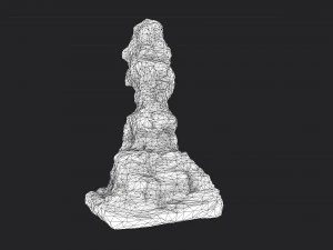desert cliff 21-5 3D Model