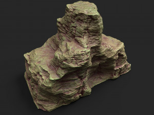 desert cliff 21-6 3D Model