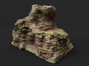 desert cliff 21-6 3D Model