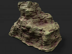 desert cliff 21-6 3D Model