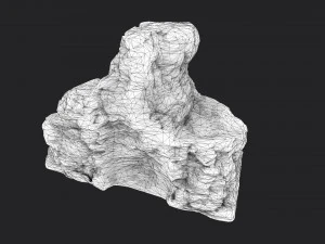 desert cliff 21-6 3D Model