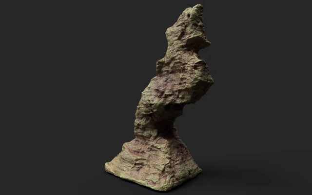 desert cliff 21-8 3D Model .c4d .max .obj .3ds .fbx .stl .blend 