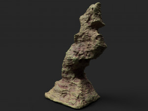 desert cliff 21-8 3D Model