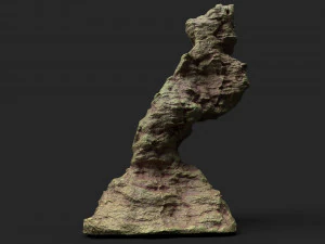 desert cliff 21-8 3D Model