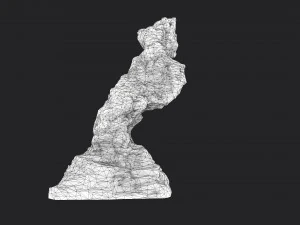 desert cliff 21-8 3D Model