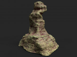desert cliff 21-10 3D Model