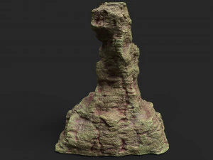desert cliff 21-10 3D Model