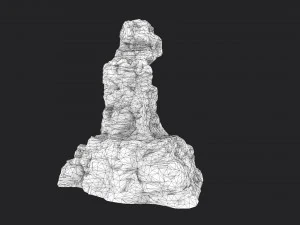 desert cliff 21-10 3D Model
