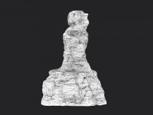 desert cliff 21-10 3D Model