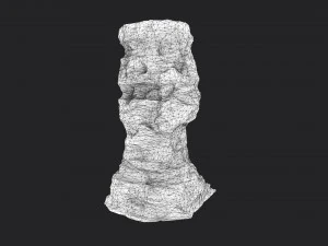 пустельна скеля 21-10 3D Модель