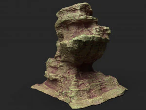пустельна скеля 21-10 3D Модель