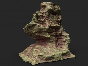 desert cliff 21-10 3D Модель