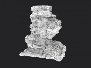 пустельна скеля 21-10 3D Модель