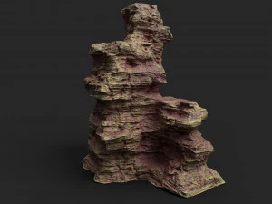 пустельна скеля 21-10 3D Модель