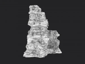 пустельна скеля 21-10 3D Модель