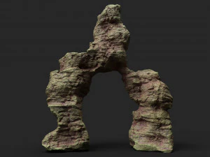 пустельна скеля 21-10 3D Модель