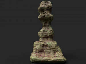 пустельна скеля 21-10 3D Модель