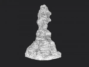 пустельна скеля 21-10 3D Модель