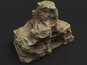 пустельна скеля 21-10 3D Модель