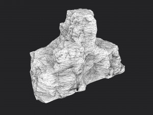 desert cliff 21-10 3D Модель